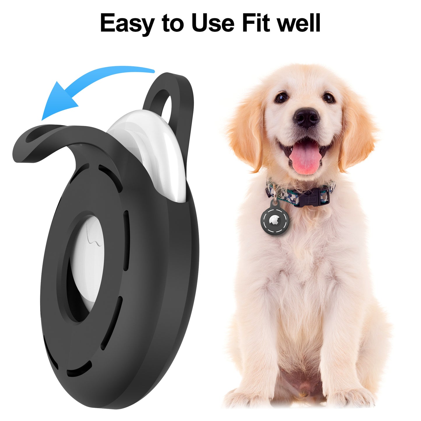 Pet Airtag Collar Holder