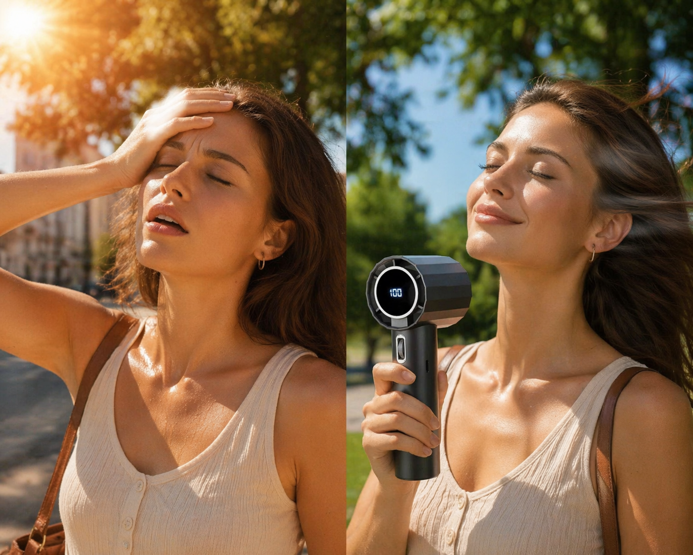 Portable Handheld Cooling Fan